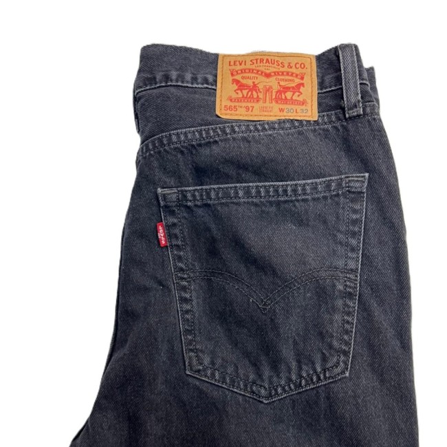 Jeans Levi's 565™ '97 Loose Fit – Nero Lavato – Taglia W30 L32 – Edizione 150 Anni