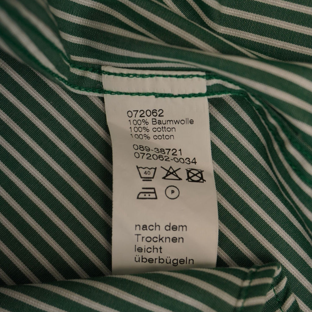 Camicia Tommy Hilfiger Uomo a Righe Verdi e Bianche