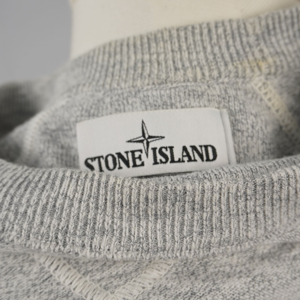 Maglia a girocollo Stone Island Grigio Melange - Taglia S