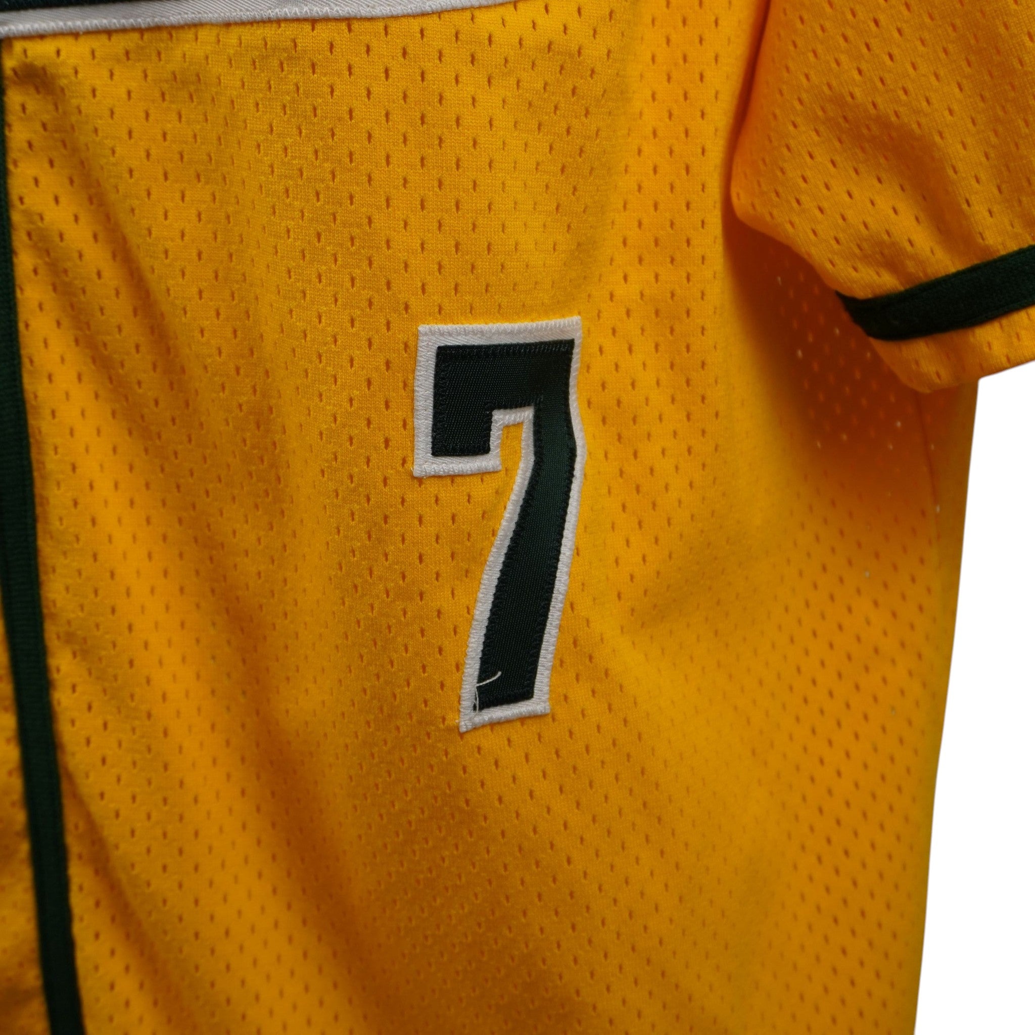 Maglia da Baseball Vintage SSK "Wanderers" – Giallo Gold & Forest Green – Taglia L