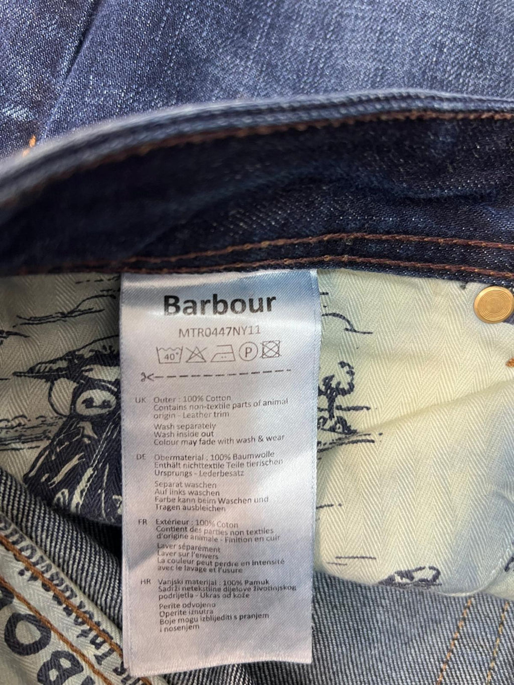 Jeans Barbour International Uomo