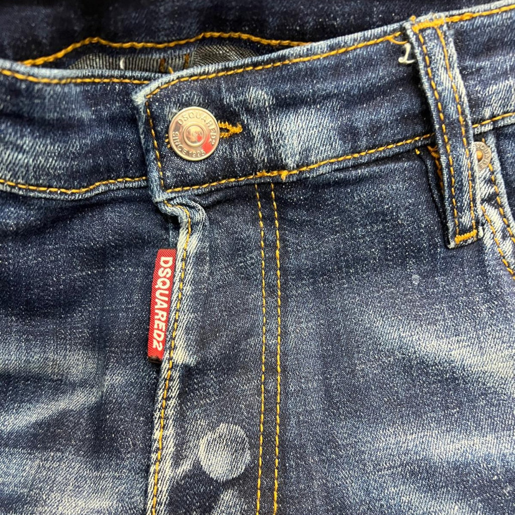 Jeans Dsquared2 "Distressed Paint Splatter" – Slim Fit – Taglia 50 IT (Archivio Luxury)