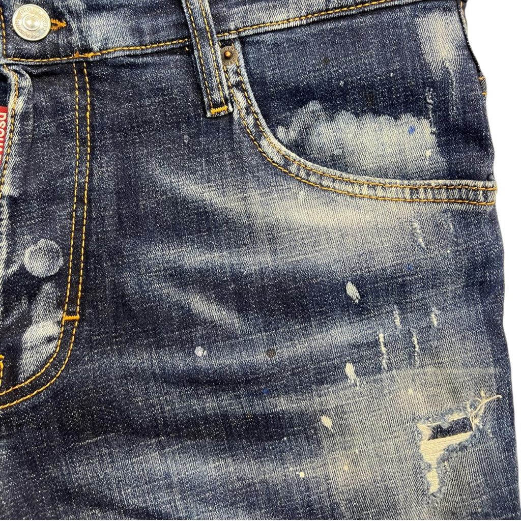 Jeans Dsquared2 "Distressed Paint Splatter" – Slim Fit – Taglia 50 IT (Archivio Luxury)