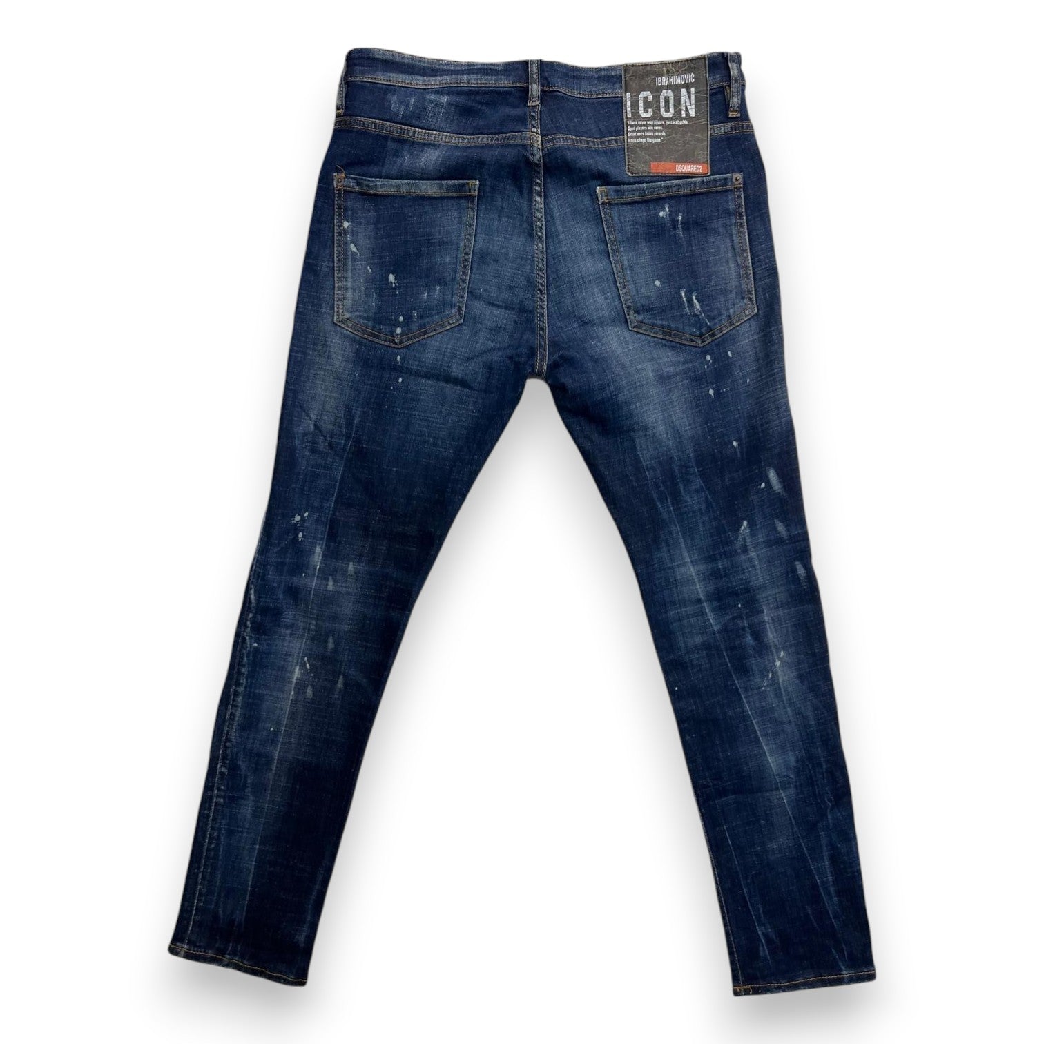 Jeans Dsquared2 "Distressed Paint Splatter" – Slim Fit – Taglia 50 IT (Archivio Luxury)