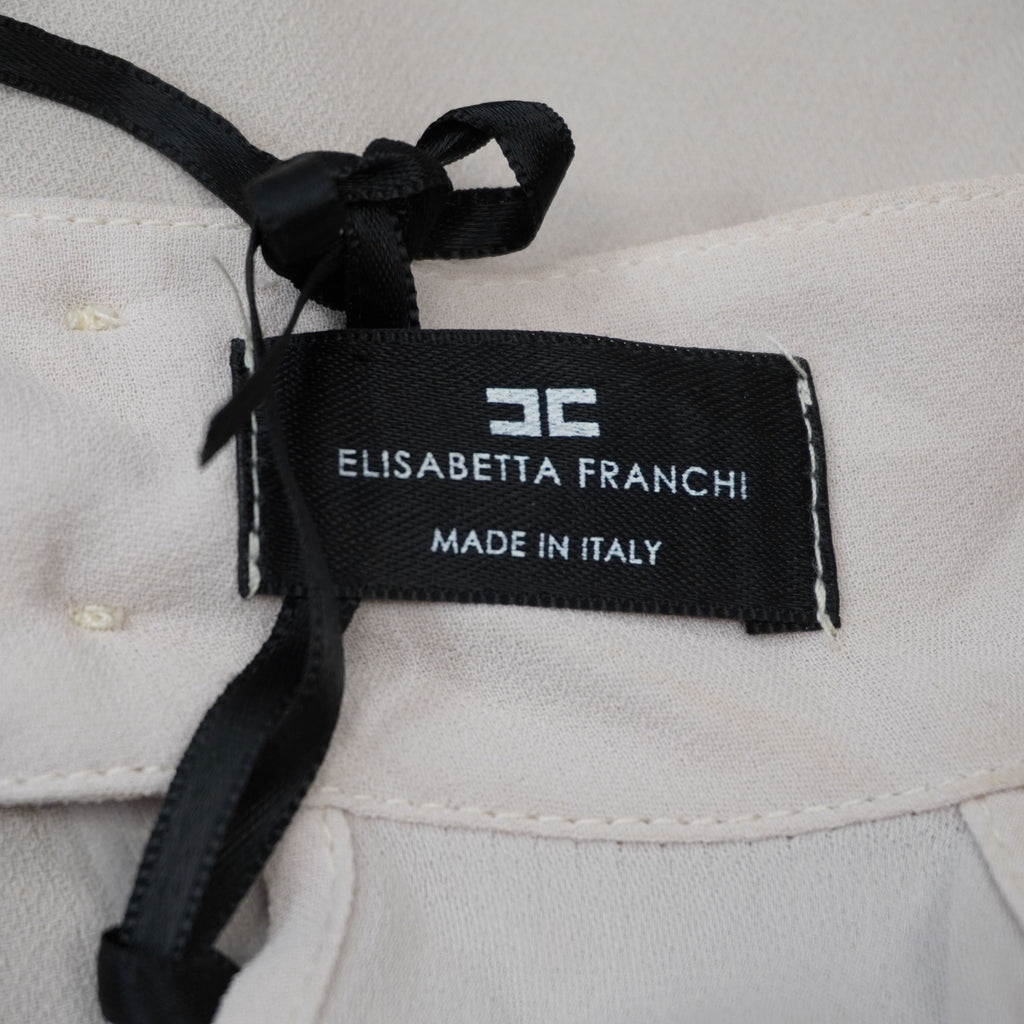  Etichetta originale Elisabetta Franchi "Made in Italy" cucita internamente, garanzia di autenticità del capo.