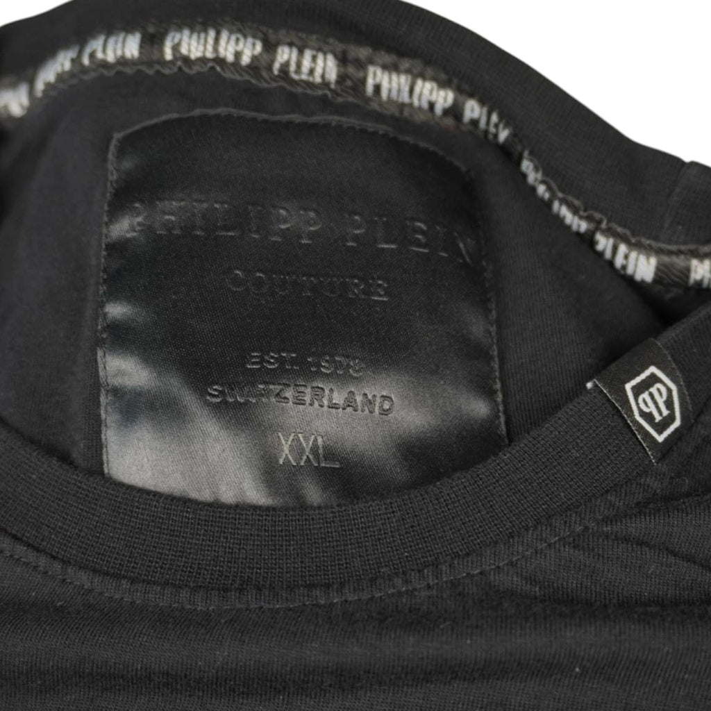 Etichetta interna Philipp Plein Couture colletto con taglia XXL e nastro logato