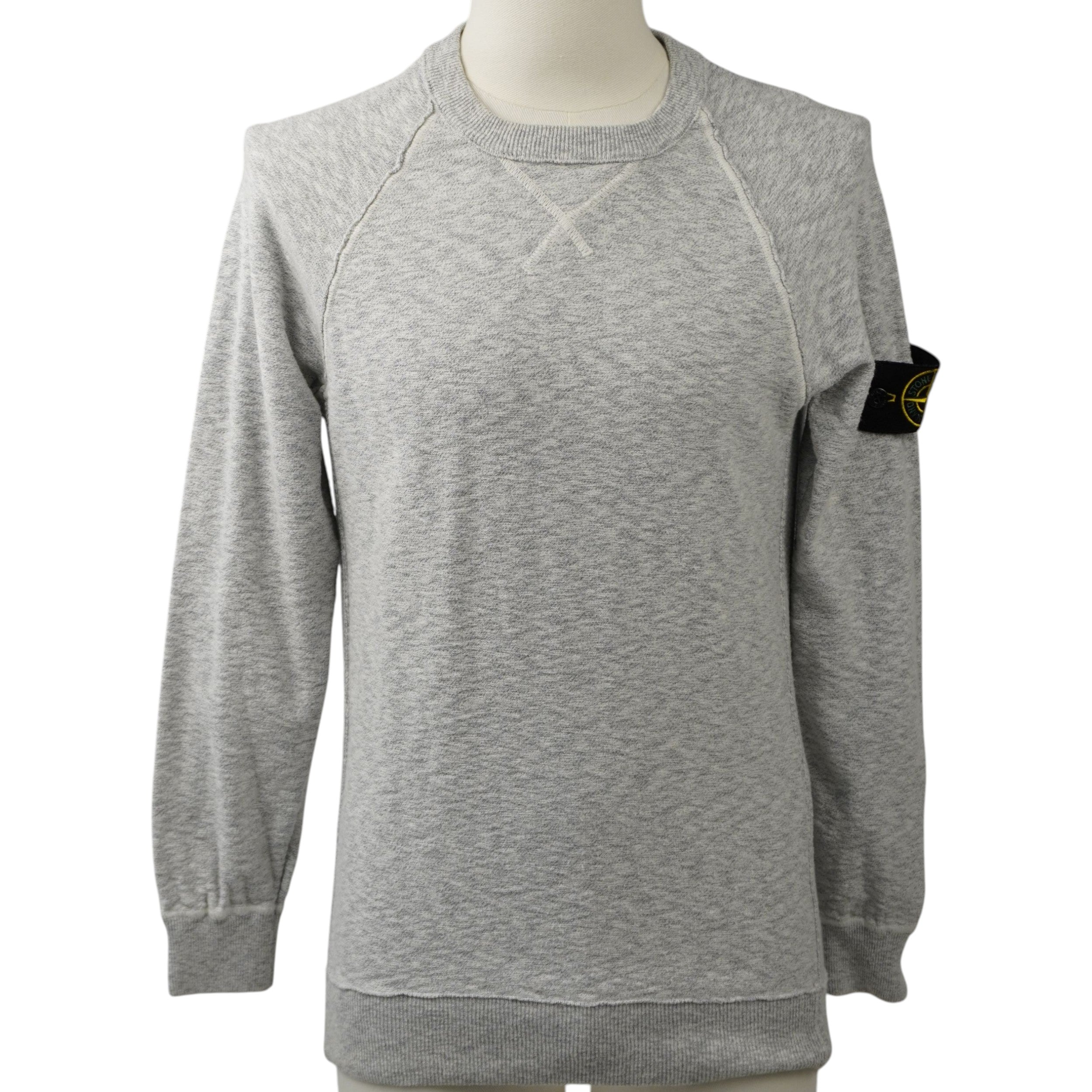 Maglia a girocollo Stone Island Grigio Melange - Taglia S