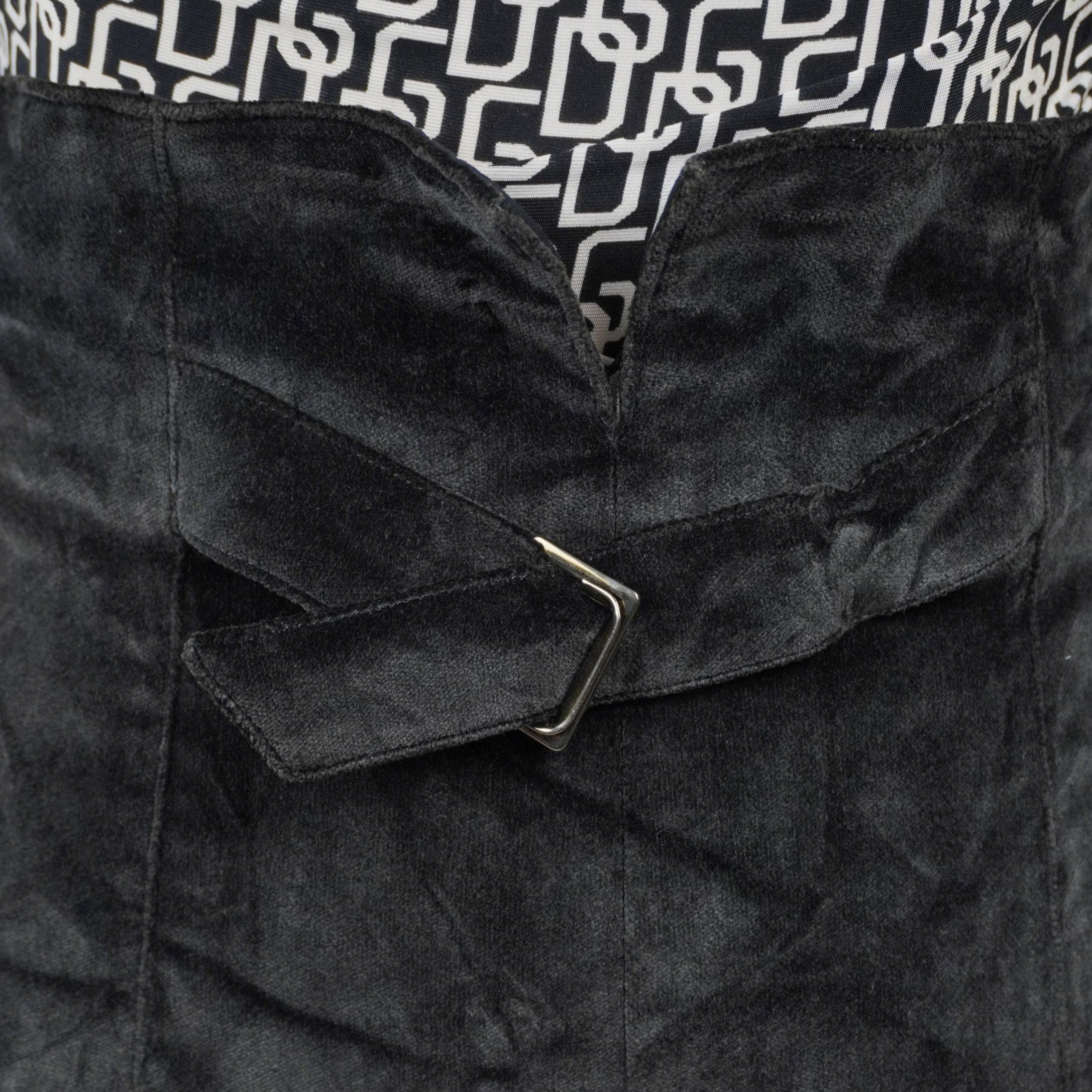 gonna-midi-vintage-tubino-kenzo-paris-nero-cerniera retro