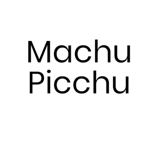 Machu Picchu