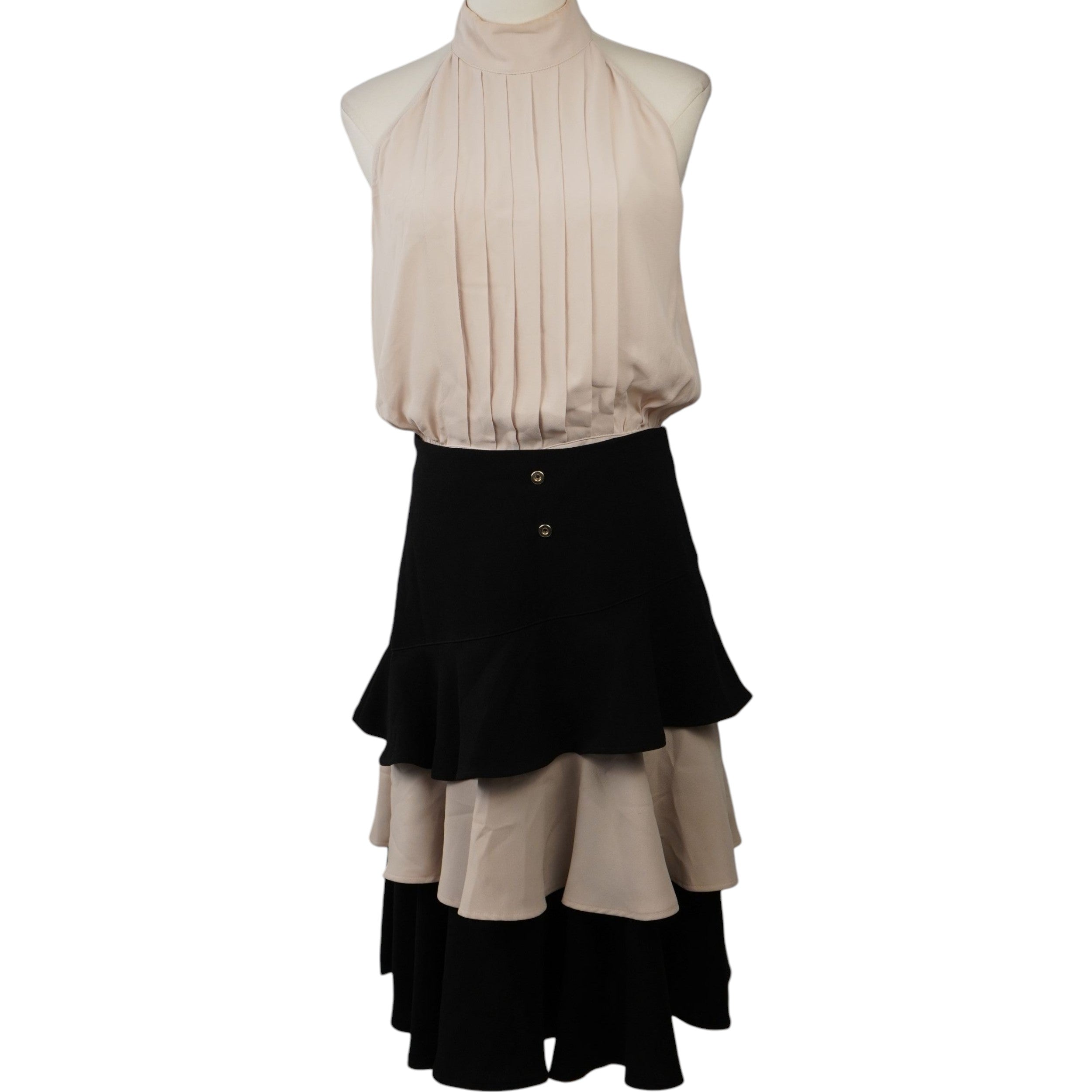 Abito Elisabetta Franchi Bicolore – Eleganza Couture Made in Italy [44]