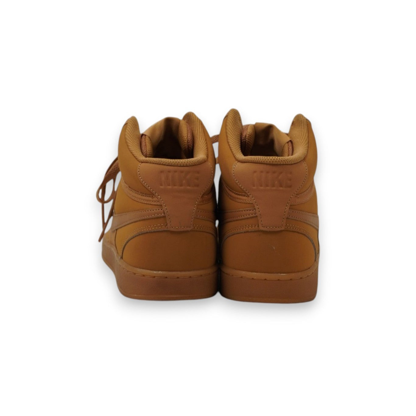 Sneakers da uomo Nike Court Vision Mid marrone grano vista posteriore dei talloni
