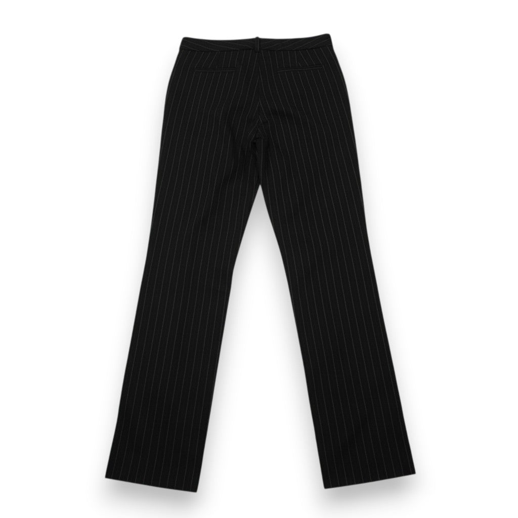 Retro dei pantaloni M Missoni in lana gessata con tasche a filetto