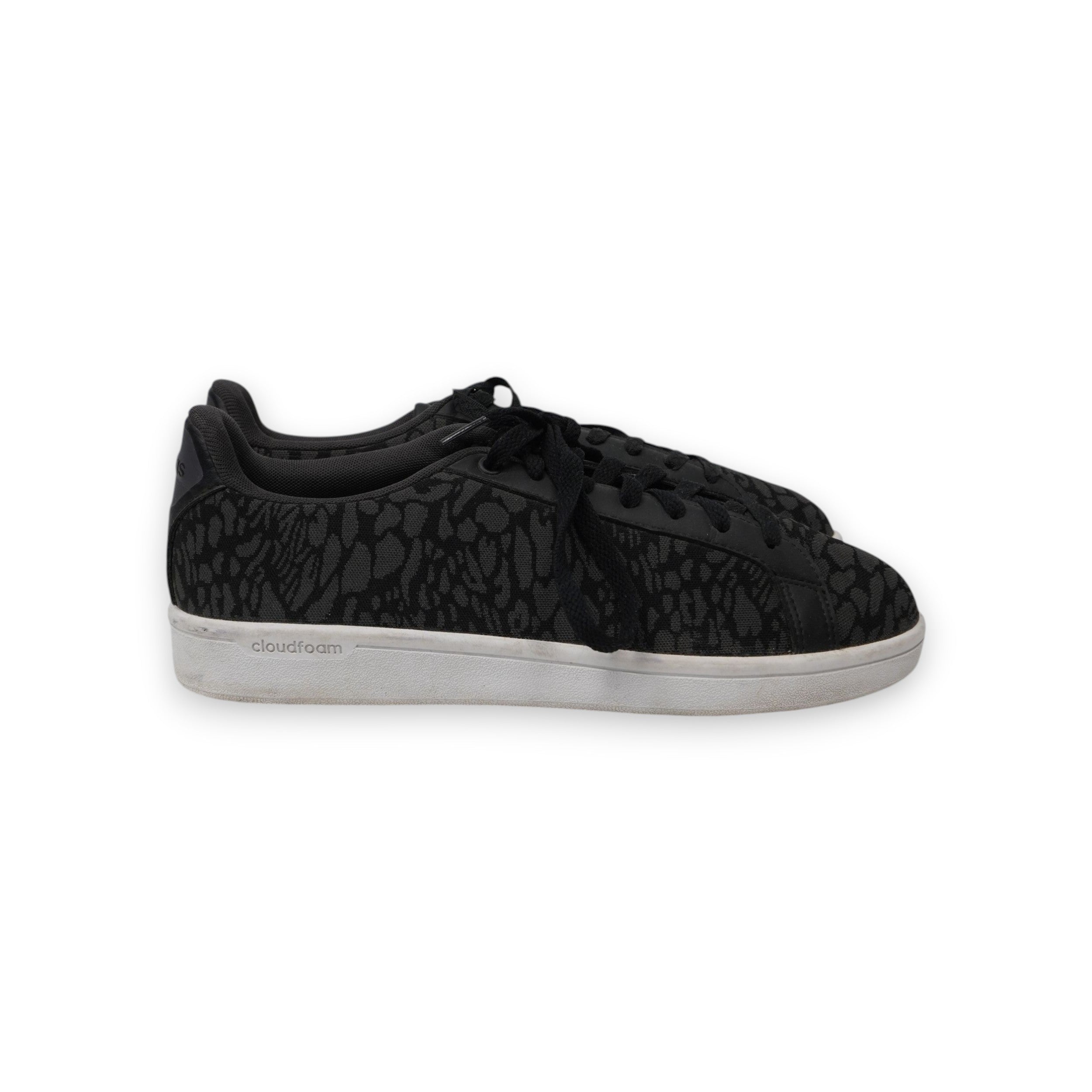 Sneakers uomo Adidas Neo Cloudfoam Advantage vista laterale del profilo con suola bianca