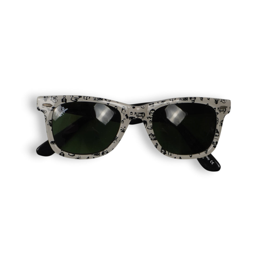 Occhiali da sole Ray-Ban Original Wayfarer RB2140 Rare Prints Comics vista frontale