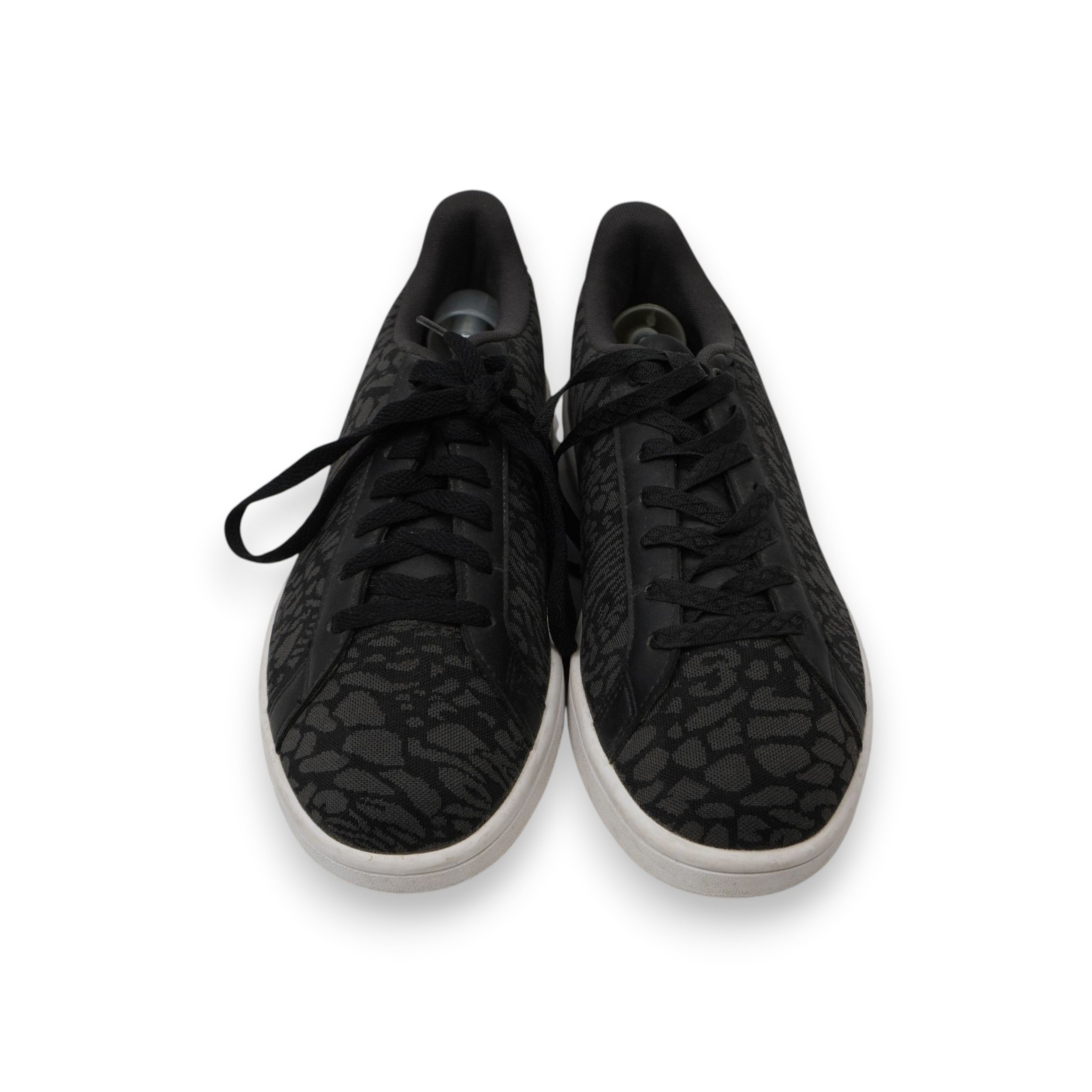 Paio di scarpe da ginnastica basse Adidas Neo Cloudfoam Advantage nere vista frontale