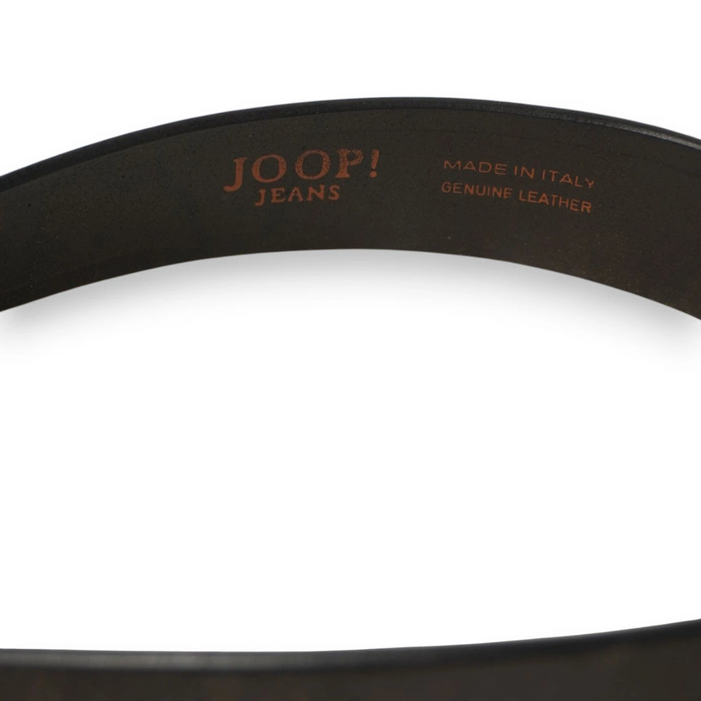 Stampa laminata in oro Made in Italy e Genuine Leather sulla fodera interna della cintura JOOP!