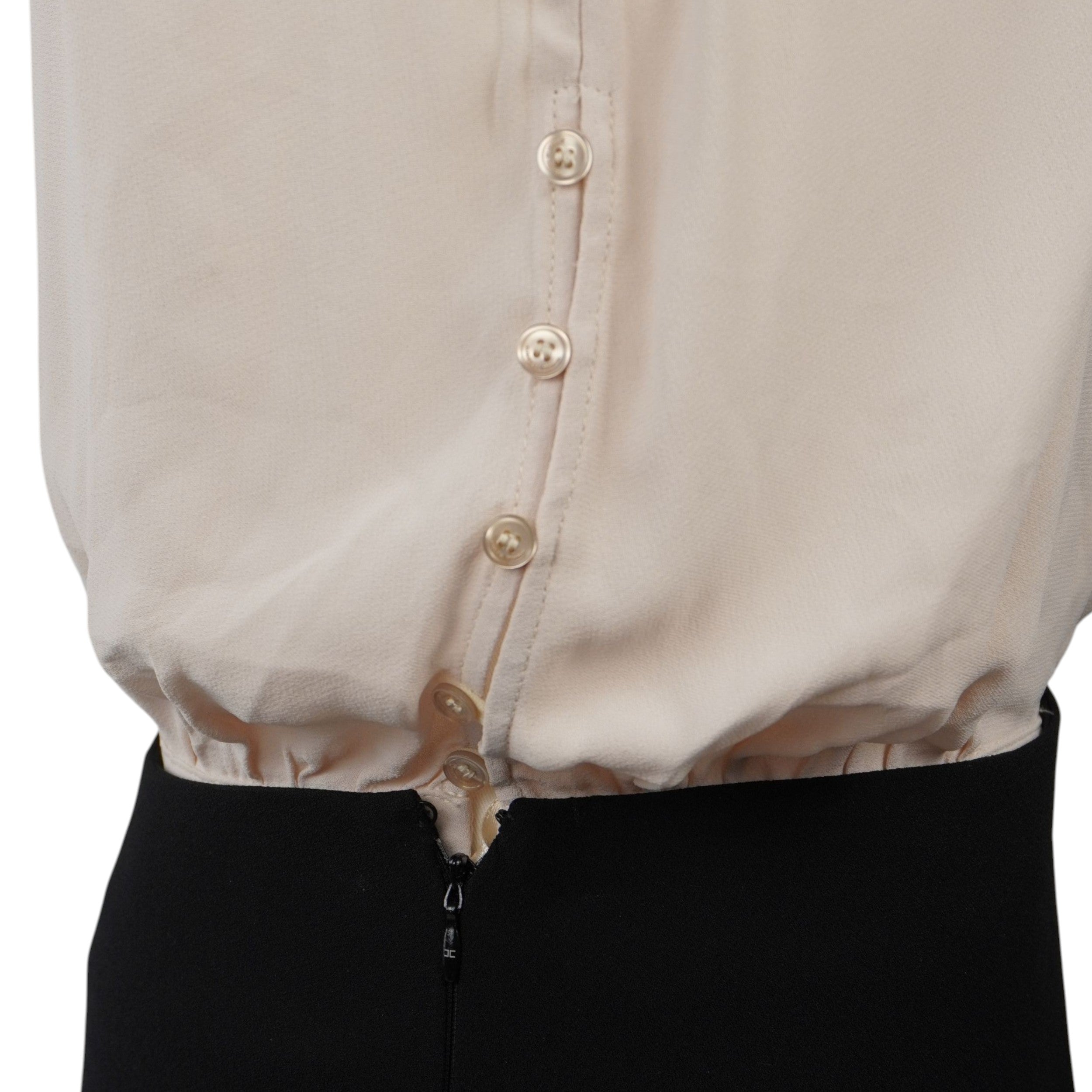 Abito Elisabetta Franchi Bicolore – Eleganza Couture Made in Italy [44]